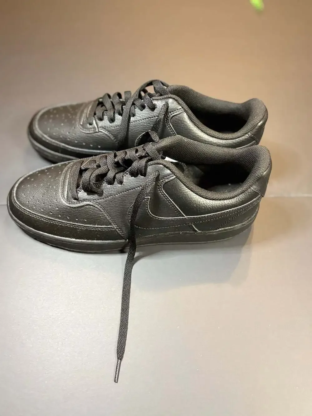 Nike Court Vision Low 'Triple Black' Lifestyle Sneakers